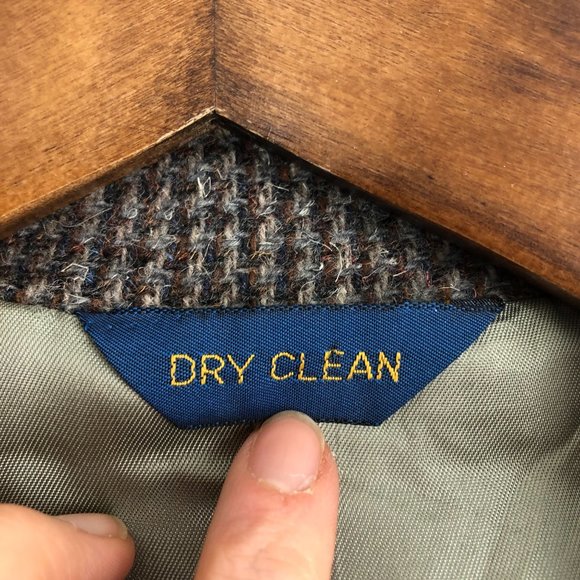 Pendleton VTG Men's Size 42T Brown Grey Virgin Wool Two-Button Blazer Jacket - Picture 8 of 11